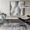 Mesa Tyron CrystalArt de Cattelan Italia. Mesa de cristal para comedor.