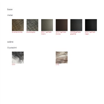 Mesa Tyron CrystalArt de Cattelan Italia. Mesa de cristal para comedor.