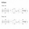 Sofá cama matrimonio Killian Dual de Innovation Living con un diseño que entrega modernidad y calidez