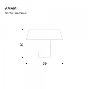 Lámpara sobremesa Amami de Danese Milano. Lámparas modernas.