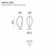 Lámpara sobremesa Arrival Table de Artemide. Iluminación para interior.