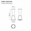 Lámpara sobremesa Come Together Artemide. Lámparas de batería recargable