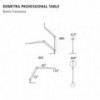 Lámpara sobremesa Demetra Professional Table Artemide. Tienda online lamparas modernas.