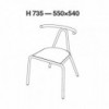 Silla Toro de B-Line. Muebles y complementos para exterior e interior.