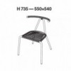 Silla Toro Cuerdas de B-Line. Muebles y complementos de exterior e interior.