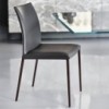 Silla Norma ML de Cattelan Italia. Silla de acero. Sillas de comedor.