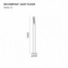 Decompose Light Floor de Artemide. Tienda online lamparas modernas.