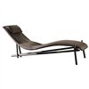Chaise Longue Donovan de Cattelan Italia con base de acero. Chaise Looungs modernos.