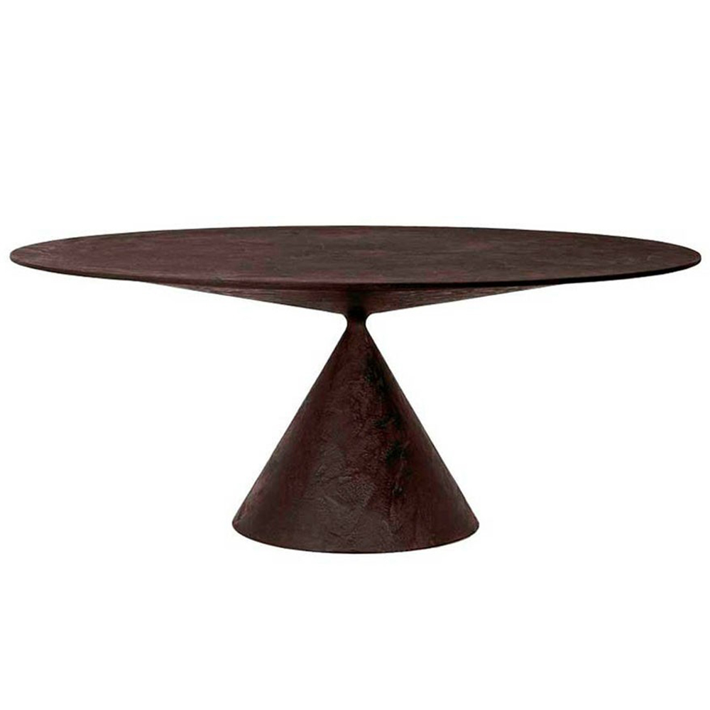 Mesa de diseño Clay Concrete de Desalto. Mesa para comedor de diseño italiano.