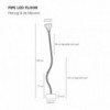 Pipe Led Floor de Artemide. Tienda online lámparas modernas elegantes.