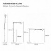 Tolomeo floor Led de Artemide. Tienda online de elgante lámpara moderna.