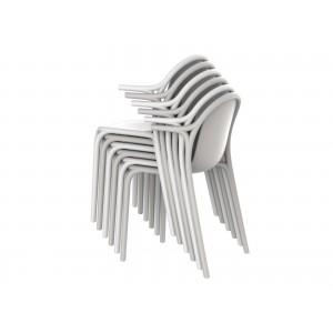 Sillón Brooklyn para exterior de Vondom. Silla con brazos en acabado mate o lacado.