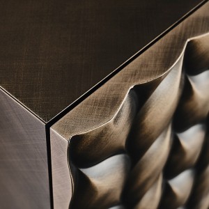 Aparador Spiga de Cattelan Italia. Aparador moderno con luz LED opcional.