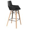 Taburete Faz Wood con brazos. Vondom