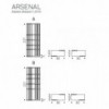 Estantería Arsenal de Cattelan Italia. Estantería modular. Estanterías de diseño.