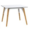 Mesa cuadrada Faz Wood lounge table. Vondom