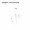 Decompose Light Suspensión de Artemide. Tienda online lámparas modernas.