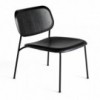Butaca Soft Edge 10 Lounge asiento tapizado y de madera para interiores de Hay.