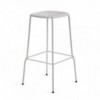 Taburete Soft Edge 80 de madera y acero de Hay para cafés y restaurantes.