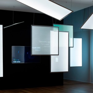 Discovery suspension Space square de Artemide. Lámparas modernas de diseño.