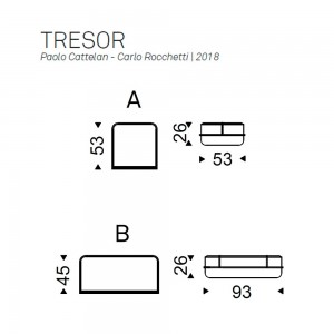 Estante Tresor de Cattelan Italia. Estante de pared. Estantes modernos.