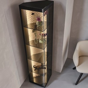 Vitrina Atelier de Cattelan Italia. Vitrina de diseño moderno. Vitrina de cristal.