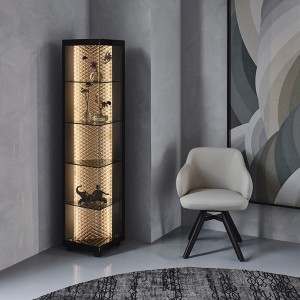 Vitrina Atelier de Cattelan Italia. Vitrina de diseño moderno. Vitrina de cristal.