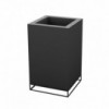 Macetero Cubo Alto Vela con Doble Pared y Sistema de Autorriego