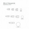 Mesa centro Billy Keramik de Cattelan Italia. Muebles modernos italianos.