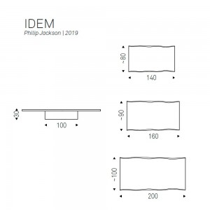 Mesita Idem de Cattelan Italia. Mobiliario de diseño. Mesas auxiliares modernas.