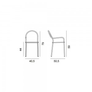 Silla Softer Than Steel de Desalto. Muebles y sillas de diseño italiano.