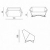 Sofá moderno 3angle de Prostoria. Sofas diseño en Muebles Lluesma.