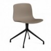 Silla AAC 10 de acero y polipropileno de Hay ideal para espacios modernos.