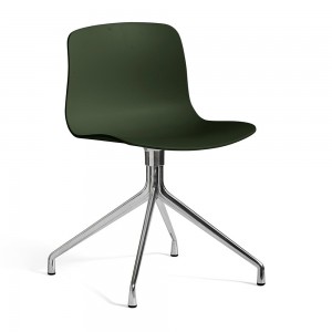 Silla AAC 10 de acero y polipropileno de Hay ideal para espacios modernos.