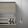 Zapatero Minima 180 de Birex. Zapatero de cuatro puertas. Diseño moderno.