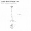 Lógico mini suspensión 3x120º de Artemide. Tienda online lámparas modernas.