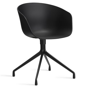 Silla AAC 20 de acero y polipropileno de Hay ideal para espacios modernos.