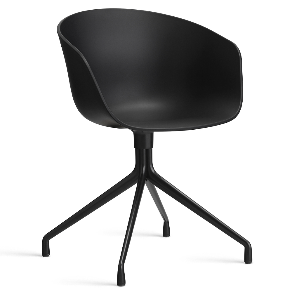 Silla AAC 20 de acero y polipropileno de Hay ideal para espacios modernos.