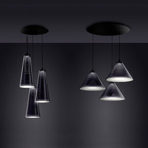 Lámpara Suspensión Look At Me Cluster Artemide de diseño moderno y elegante.