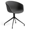 Silla de aluminio y polipropileno tapizada de Hay ideal para las oficinas