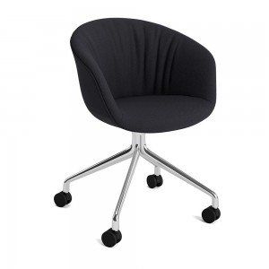 Silla AAC 25 tapizado Soft de aluminio y tapizada acolchada de Hay ideal para las oficinas