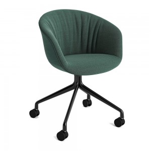 Silla AAC 25 tapizado Soft de aluminio y tapizada acolchada de Hay ideal para las oficinas