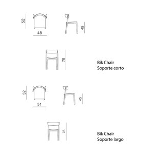 Silla moderna Bik chair de Prostoria. Butacas de diseño en Muebles Lluesma.