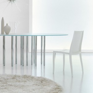 Silla Pangea fabricada en polipropileno de Bonaldo.