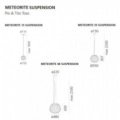 Lámpara Suspensión Meteorite Artemide
