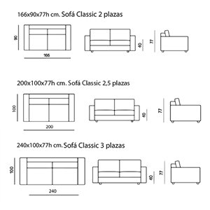 Sofá Classic de Prostoria. Sofas diseño en Muebles Lluesma.