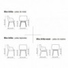 Silla Miss Artika de Bonaldo. Silla moderna ideal para todo tipo de ambientes.
