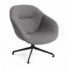 Butaca AAL 81 tapizado Soft de hay. Diseño sencillo y escultural para oficinas y escritorios.