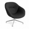 Butaca AAL 81 tapizado Soft de hay. Diseño sencillo y escultural para oficinas y escritorios.