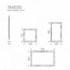 Espejo Taxedo de Cattelan Italia. Espejo con marco en ecopiel o piel.